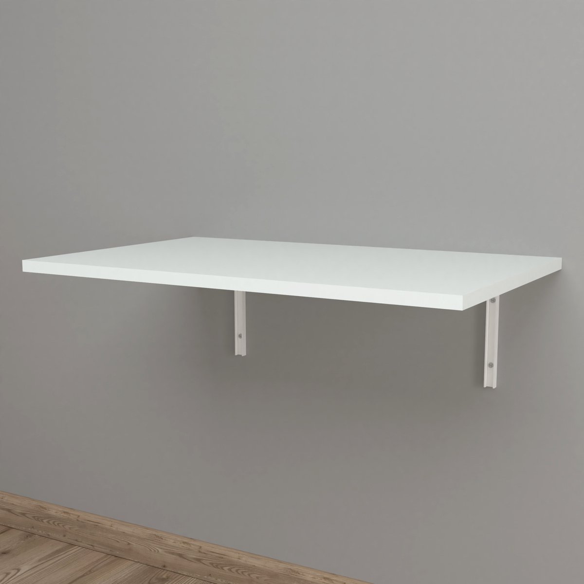 Wandklaptafel 60x40 Cm - Roestvrijstalen Opvouwtafel Voor Keuken, Balkon Of Bureau