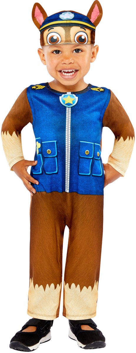 PAW Patrol - Verkleedkleding - Chase - Baby - 98 (2-3 jaar)