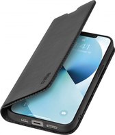 SBS Wallet Lite - Telefoonhoesje geschikt voor Apple iPhone 14 Hoesje Bookcase - Zwart