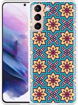 Hoesje Geschikt voor Samsung Galaxy S21 Mandala Hippie II