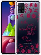 Hoesje Geschikt voor Samsung Galaxy M51 Most Wonderful Time