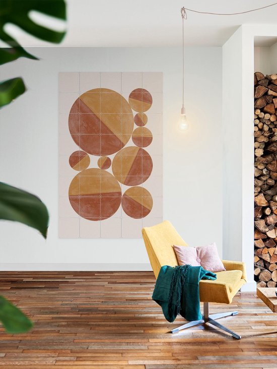 IXXI Burnt Orange Bols - Décoration murale - Abstrait - 80 x 60 cm