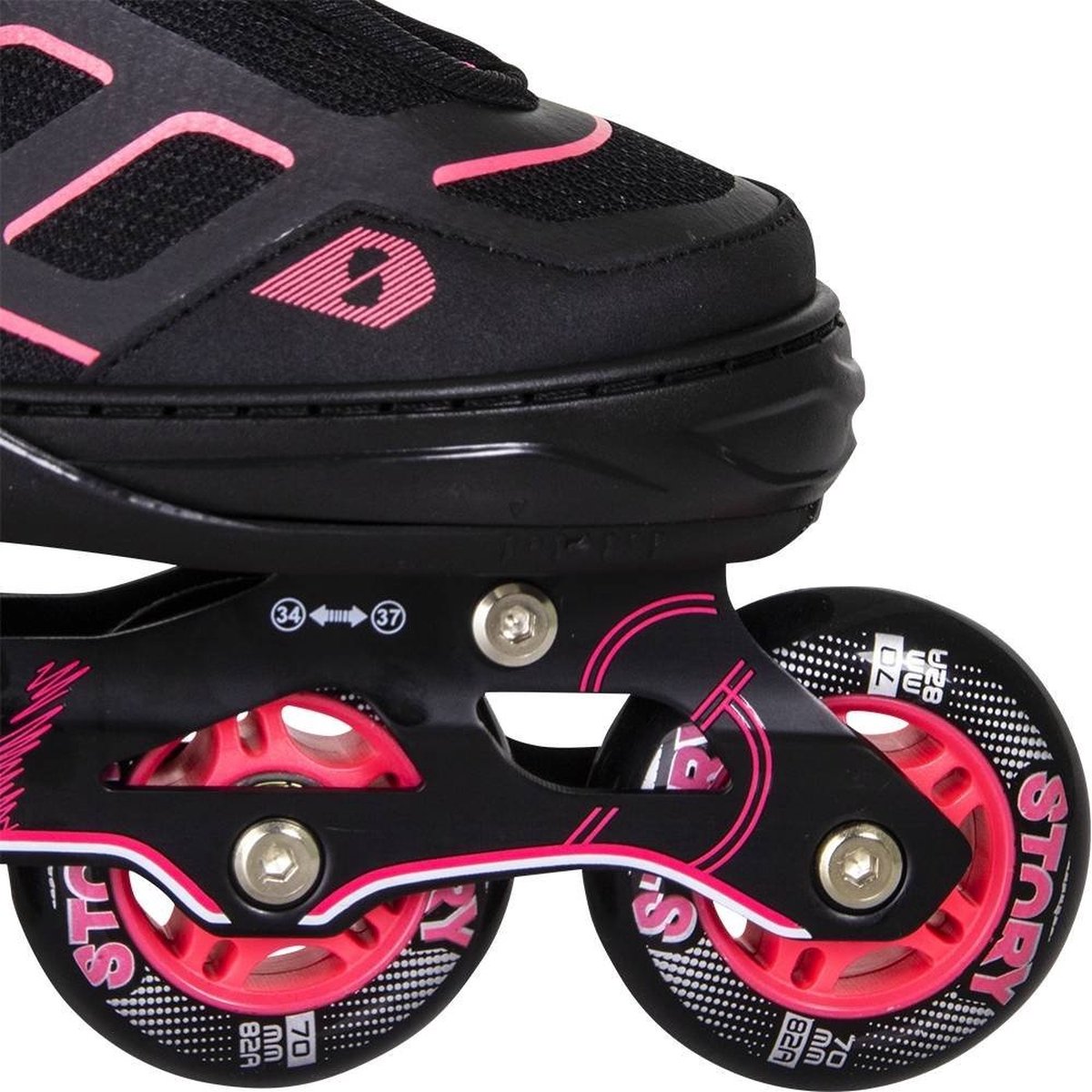 Story Fusion Verstelbare Inline Skate Red/Pink