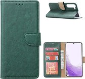Hoesje Geschikt Voor Samsung Galaxy S23 Hoesje met Pasjeshouder – Bookcase – Groen