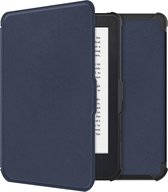 Hoesje geschikt voor Kobo Clara 2E E-reader - iMoshion Slim Soft Case Bookcase - Ook geschikt voor Tolino Shine 4 - Donkerblauw