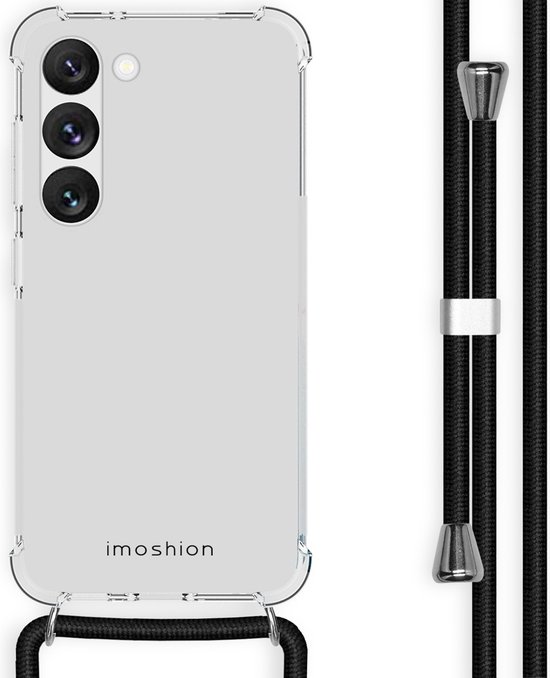 Foto: Imoshion hoesje met koord geschikt voor samsung galaxy s23 imoshion backcover met koord transparant