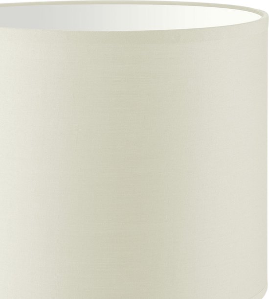 Home Sweet Home - lampenkap cilinder - katoen - moderne lampenkap- Ø20cm H17cm - E27 fitting - warmwit