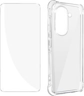 Pack Protection Convient pour Asus Zenfone 9 coque + verre trempé transparent