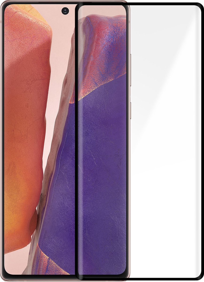 Gehard Glas Geschikt voor Samsung Galaxy Note 20 9H Anti-vlekken Zwart
