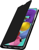Geschikt voor Samsung Galaxy A51 Cover Kaarthouder Videostandaard Dux Ducis zwart