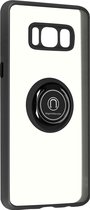 Geschikt voor Samsung Galaxy S8 Bi-materiaal Case Ring Video-Ondersteuning zwart