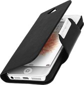 Geschikt voor Apple iPhone 5/5S/SE 2017 Wallet Case Kaarthouder zwart