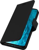 Cover Geschikt voor Honor 9X Lite Flip Wallet Stand Video zwarte