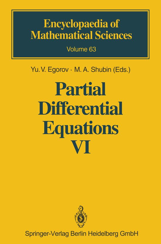 Partial Differential Equations VI