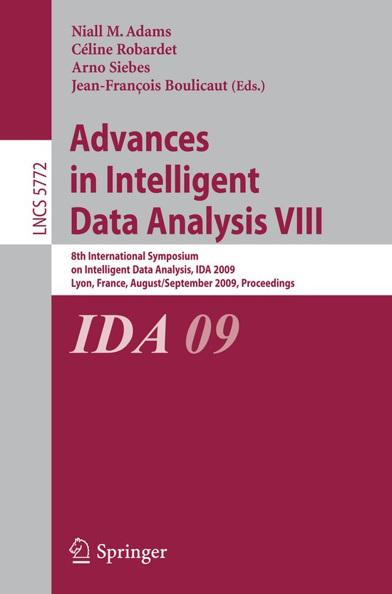 Advances in Intelligent Data Analysis VIII | 9783642039140 | Boeken | bol