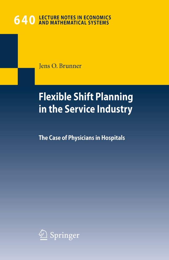 Flexible Shift Planning In The Service Industry - cover