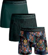 Muchachomalo Heren Boxershorts 3 Pack - Normale Lengte - L - Mannen Onderbroek met Zachte Elastische Tailleband