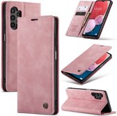 CASEME Geschikt voor Samsung Galaxy A13 hoesje - Wallet Case - Roze - Caseme