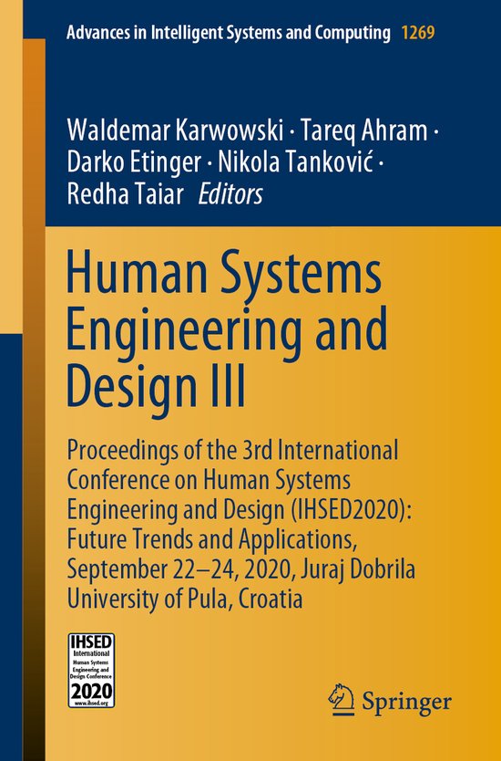 Human Systems Engineering and Design III - cover