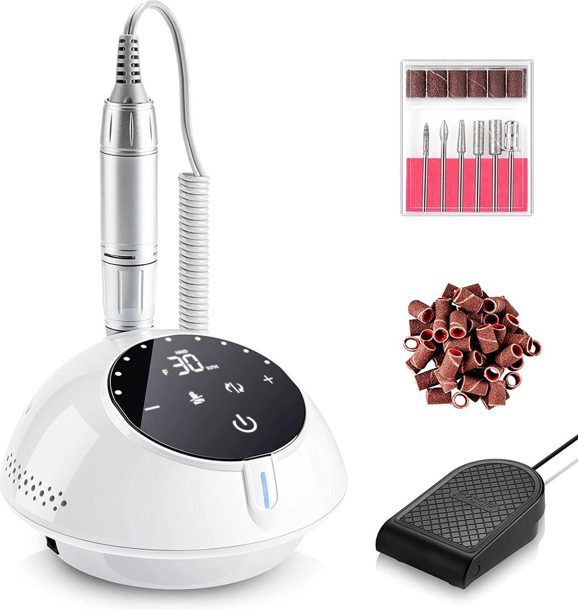 nagelvijl elektrisch / nail file electric / Nagelfrees voor gelnagels