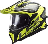 LS2 Helm Explorer Alter MX701 mat zwart / geel maat L