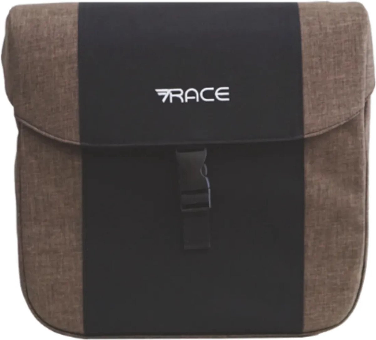 Fietstas Vrace Dubbel Bilbao Black/Dark Brown