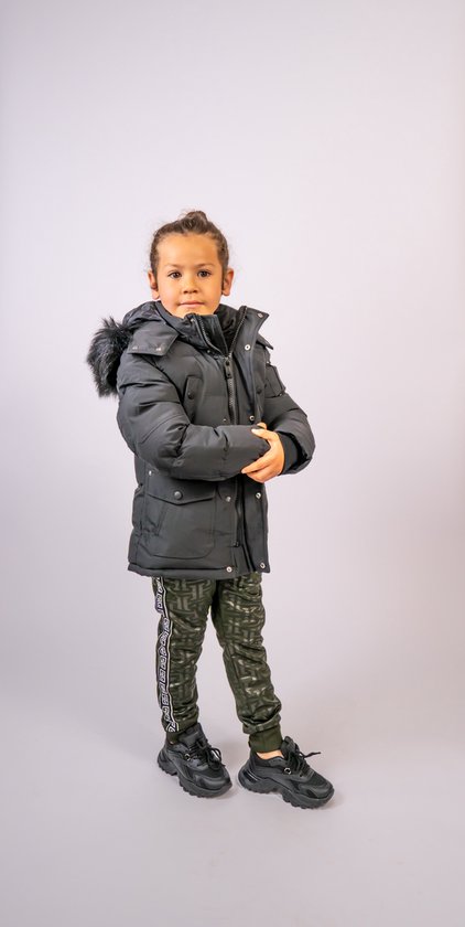 kinderjas - jongens jas -zwart - Stijlvol en praktisch: de must-have kinderjassen voor jongens kinderkleding zwart - gewatterde jas - kinder jas - kinderkleding 4 jaar