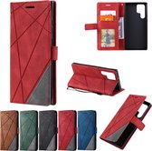 Book Case Samsung Galaxy S23 Ultra | Hoogwaardig PU Leren Hoesje | Lederen Wallet Case | Luxe Uitstraling | Telefoonhoesje | Pasjeshouder | Portemonnee | Rood