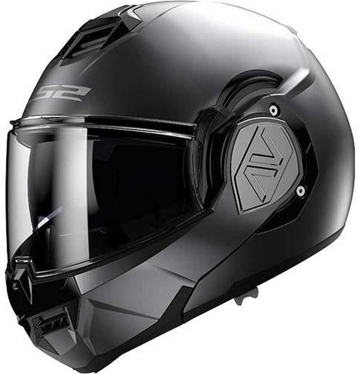 LS2 FF906 Advant Solid Matt Titanium Systeemhelm - Maat M - Helm