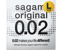 Sagami Original latexvrij condooms - L-size - 6 stuks
