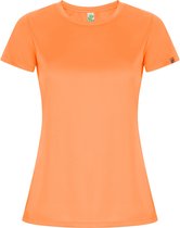 Chemise de sport ECO femme Oranje Fluo manches courtes 'Imola' marque Roly taille XL