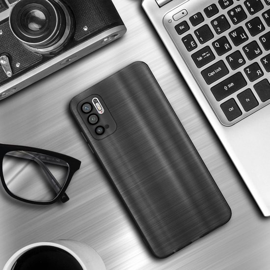 Custodia Cadorabo Per Xiaomi RedMi 9, Cover In Silicone TPU Flessibile Con Effetto Spazzolato Viola, Sottile E Antiurto - 2