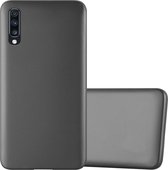 Cadorabo Hoesje geschikt voor Samsung Galaxy A70 / A70s in METALLIC GRIJS - Beschermhoes gemaakt van flexibel TPU silicone Case Cover