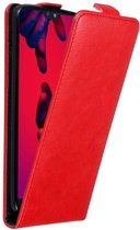 Cadorabo Hoesje voor Huawei P20 PRO / P20 PLUS in APPEL ROOD - Beschermhoes in flip design Case Cover met magnetische sluiting