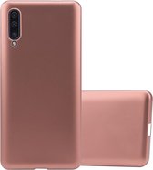 Cadorabo Hoesje geschikt voor Samsung Galaxy A50 4G / A50s / A30s in METALLIC ROSE GOUD - Beschermhoes gemaakt van flexibel TPU silicone Case Cover