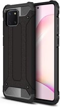 oTronica Hoesje Geschikt Voor Samsung Galaxy A81/Note 10Lite hoesje - Extra Stevige Rugged Armor Hoesje - Shockproof Case - Zwart