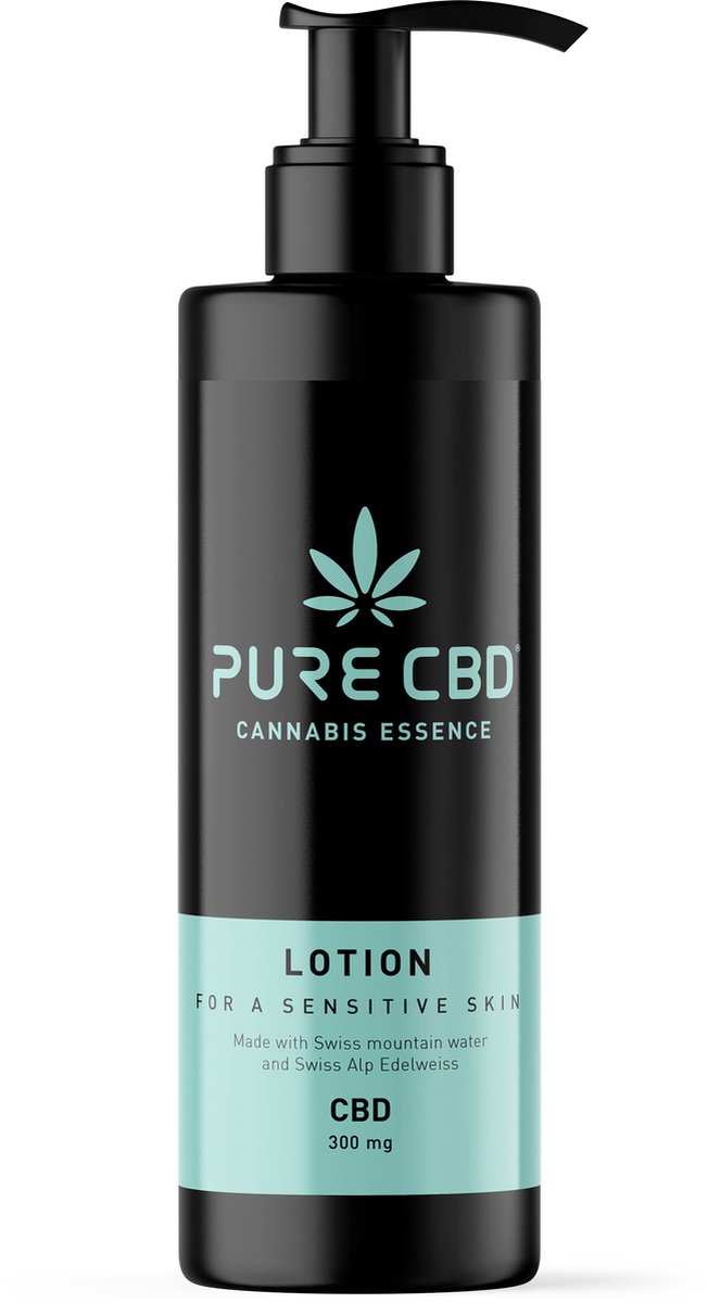 Pure CBD Lotion full spectrum - Swiss Quality - cannabis lotion - spierpijn - depressie - burnout -slaap – gezondheid