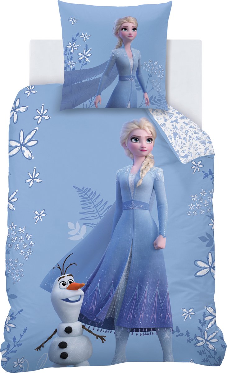 Disney Frozen Dekbedovertrek Magical Season - Eenpersoons - 140 x 200 cm - Katoen