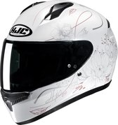 Hjc C10 Epik White Mc8 Full Face Helmets S - Maat S - Helm