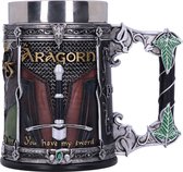 Nemesis Now - The Lord of the Rings - The Fellowship - Bierpul - Zilver - 15.5cm