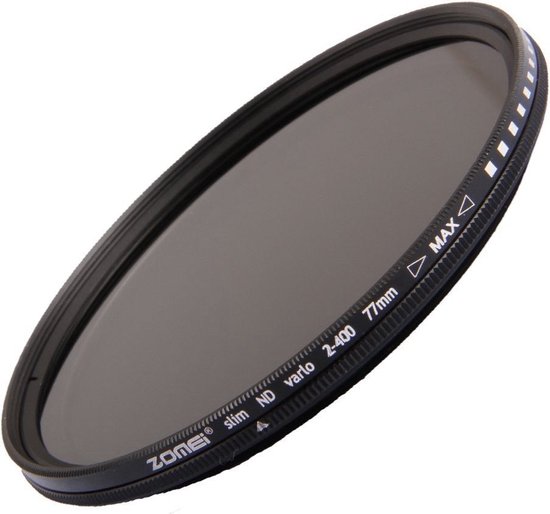 Foto: Glas slanke nd2 400 neutrale dichtheid fader variabele nd filter verstelbare 82mm