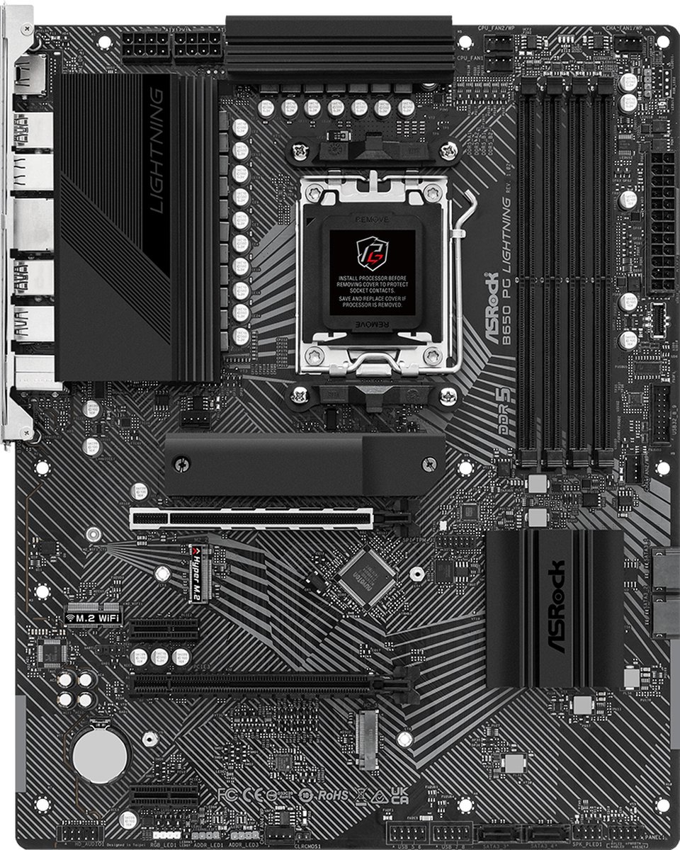 Motherboard ASRock B650 PG Lightning AMD AMD B650 AMD AM5 - Asrock