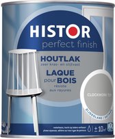 Histor Perfect Finish Houtlak Zijdeglans - Krasvast & Slijtvast - Dekkend - 0.75L - Clockwork Toy - Grijs