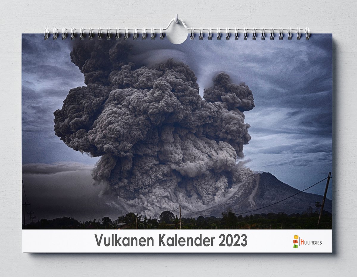 Vulkanen kalender 2023 | 35x24 cm | jaarkalender 2023 | Wandkalender 2023
