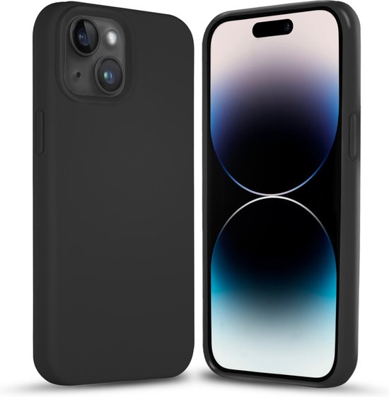 Coverzs Coque en silicone Solid adaptée à Apple iPhone 14 Plus (noir) -  Coque iPhone... | bol.com