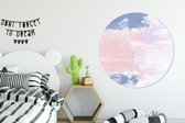 WallCircle - Wandcirkel ⌀ 150 - Pastel - Design - Verf - Ronde schilderijen woonkamer - Wandbord rond - Muurdecoratie cirkel - Kamer decoratie binnen - Wanddecoratie muurcirkel - Woonaccessoires