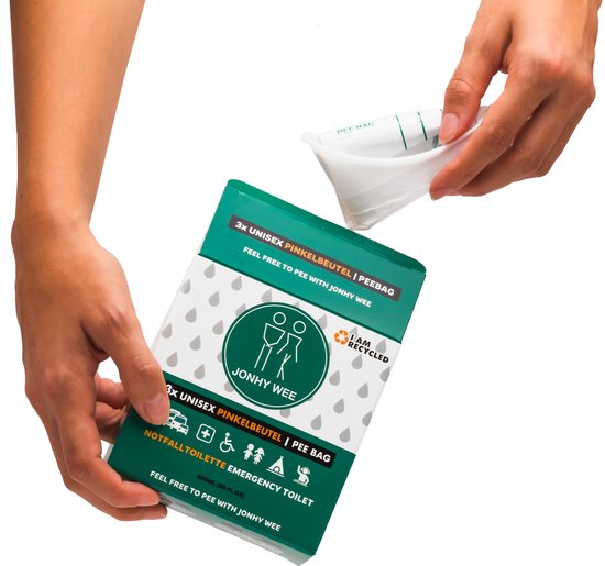 Jonhy Wee Noodtoilet, 3 stuks