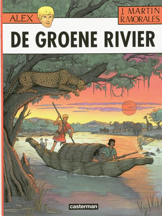 Cover van het boek 'De groene rivier' van J. Martin en  Martin