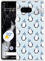 Google Pixel 7 Hoesje Pinguins - Designed by Cazy