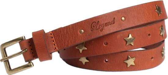 Legend Dames - Leren Riem - Cognac - 85 cm